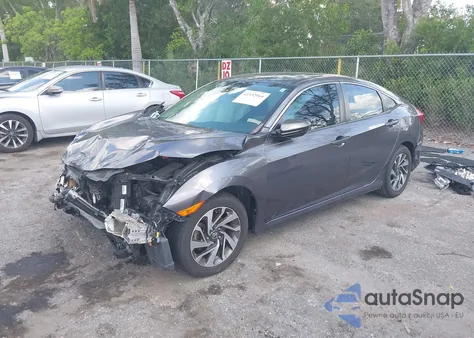 2016 Honda Civic Ex from USA, damaged, VIN 19XFC2F75GE052937